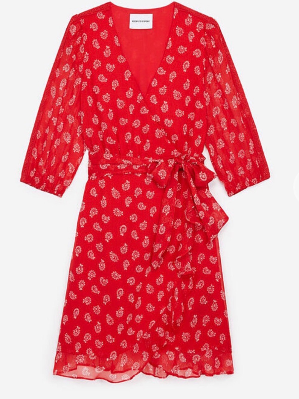The Kooples Mini Wrap Dress